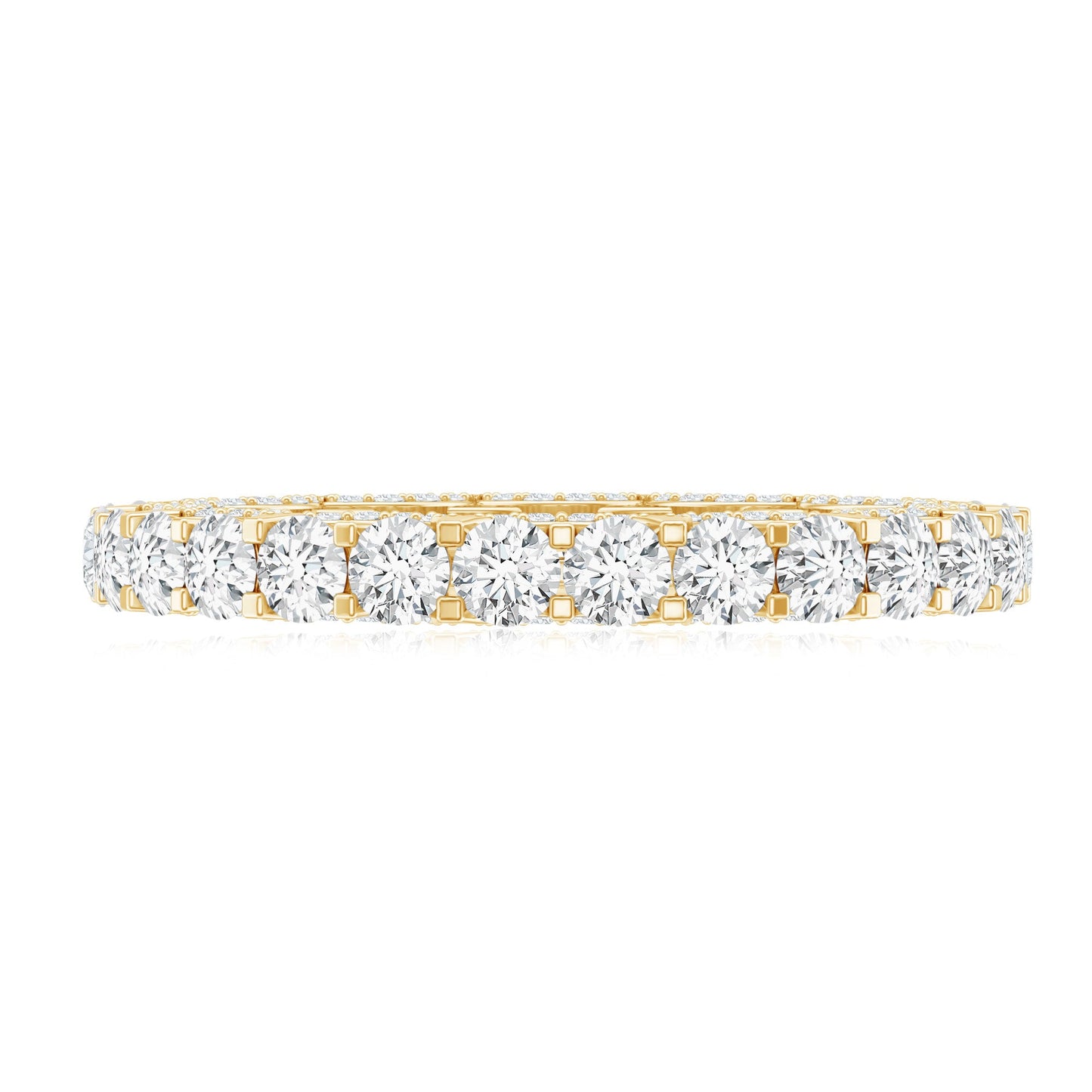 Certified Lab Created Diamond Eternity Wedding Band
