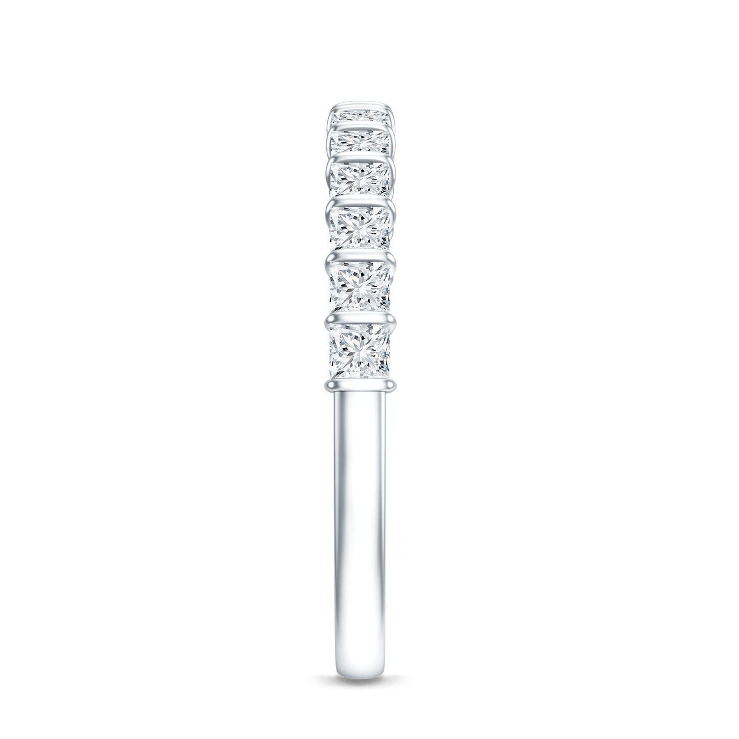 Princess Cut Diamond Anniversary Band Ring