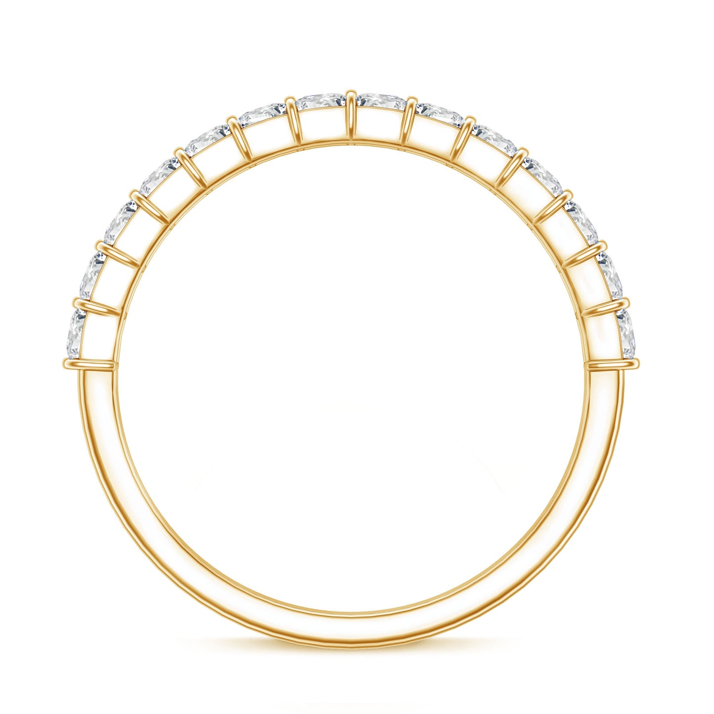 Princess Cut Diamond Anniversary Band Ring