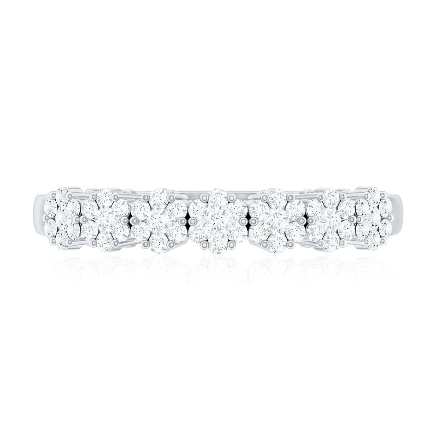 Certified Diamond Cluster Anniversary Ring