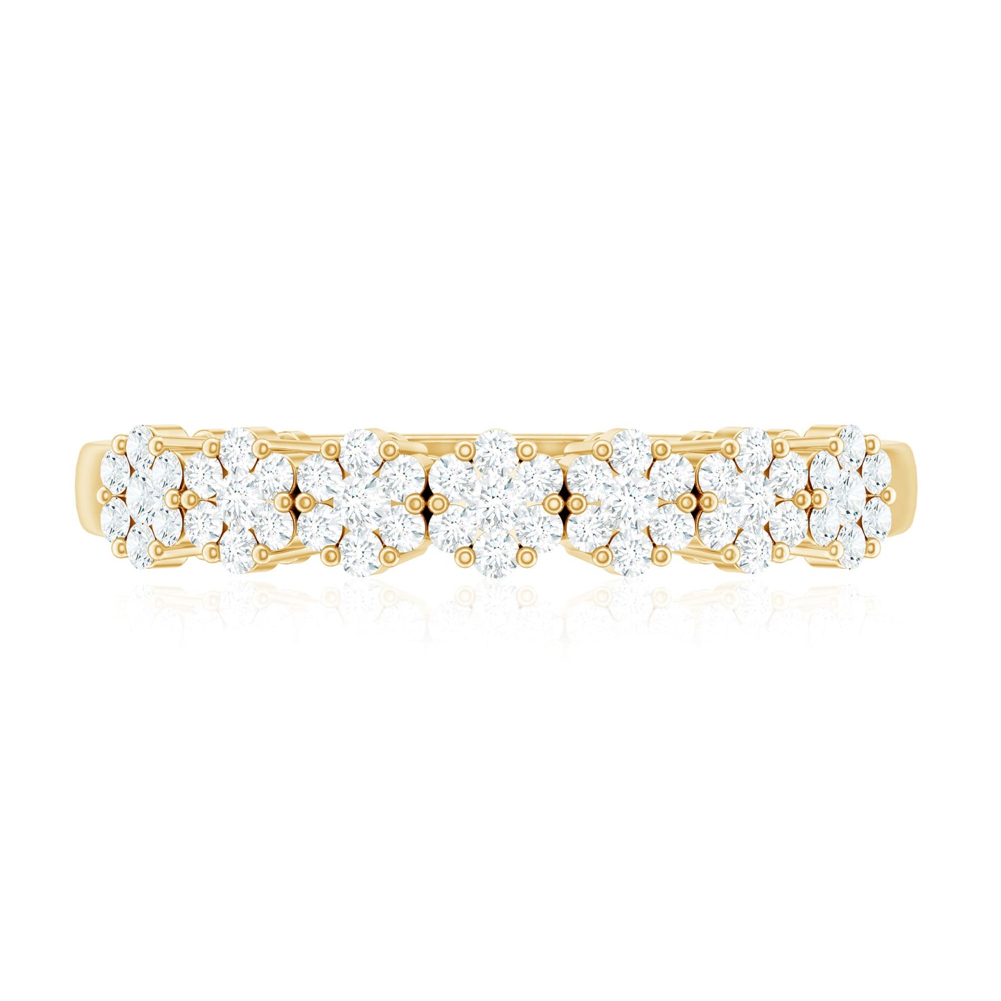 Certified Diamond Cluster Anniversary Ring