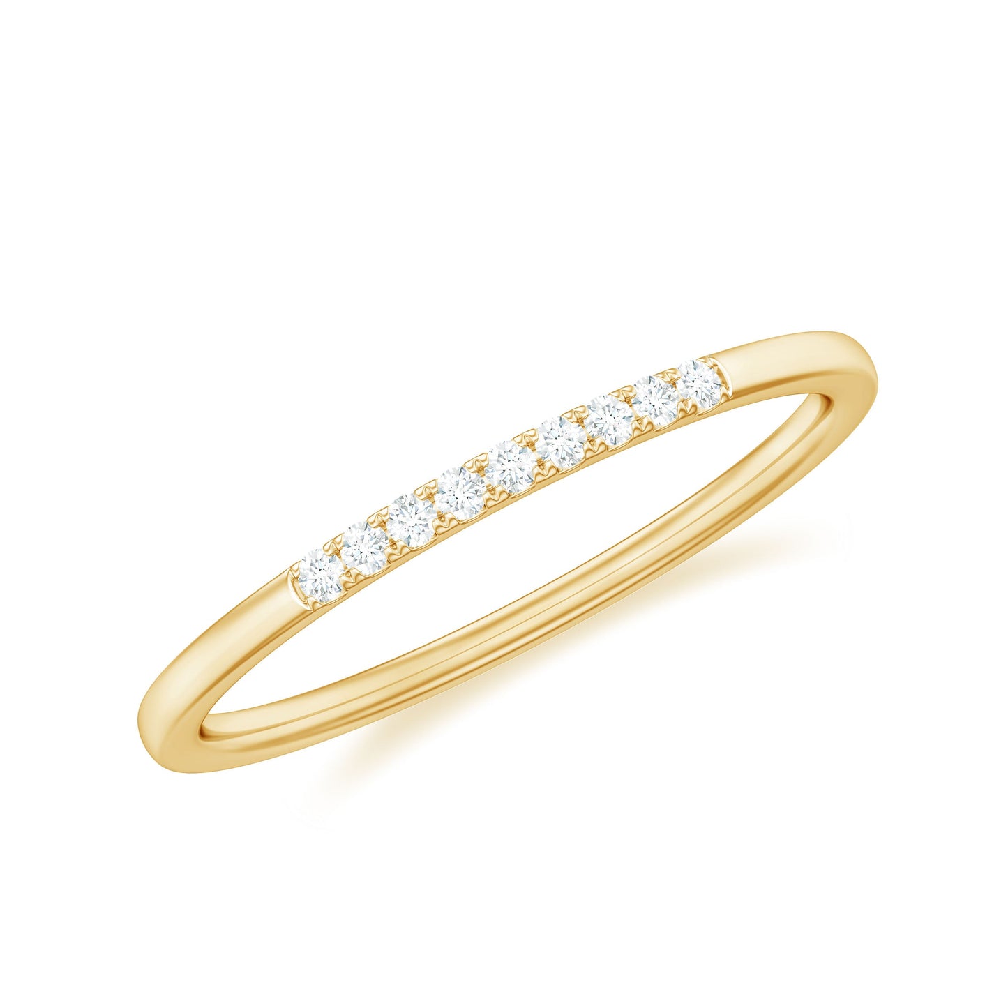 Minimalist Diamond Stackable Ring for Women