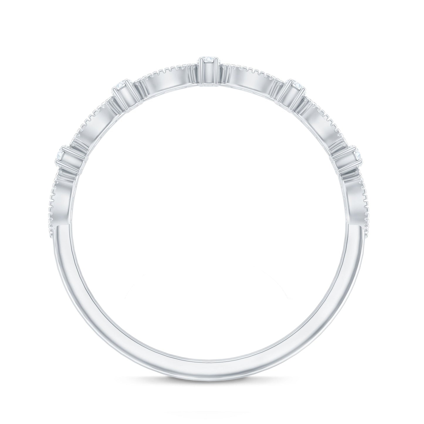 Designer Moissanite Eternity Ring for Women
