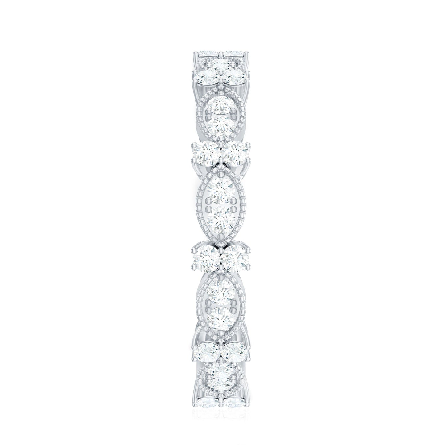 Designer Moissanite Eternity Ring for Women