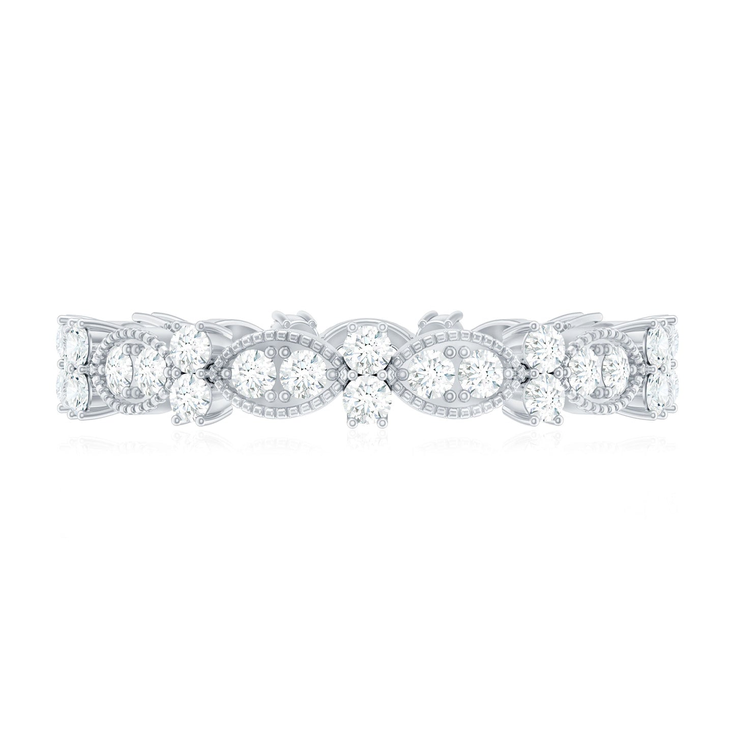 Designer Moissanite Eternity Ring for Women