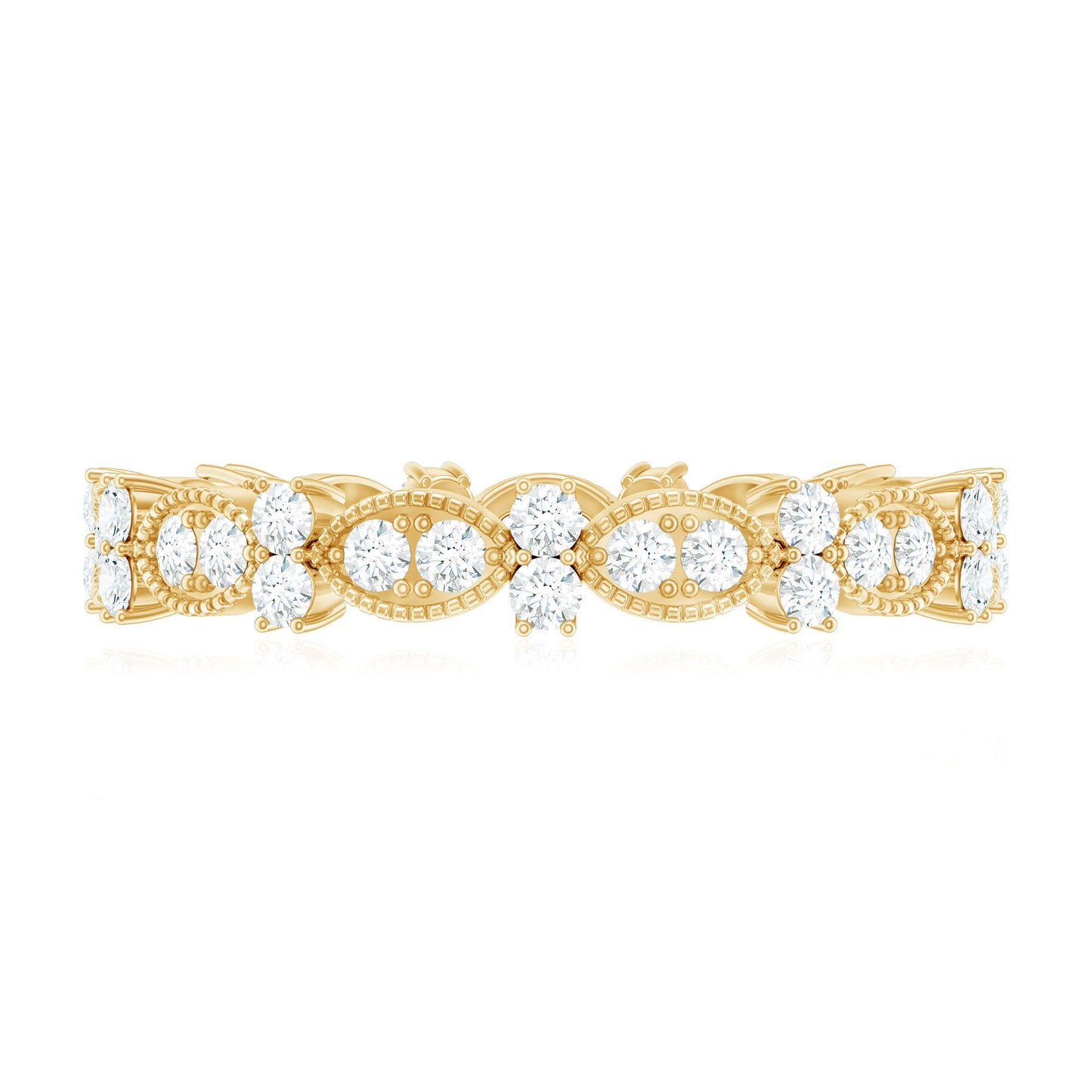 Designer Moissanite Eternity Ring for Women