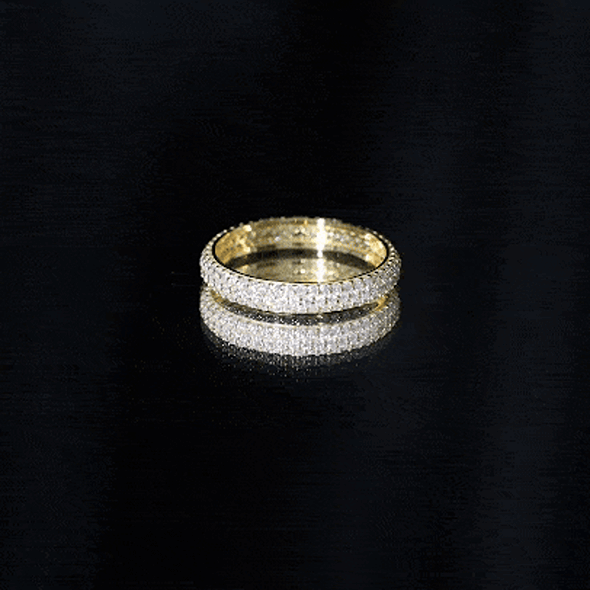 Classic Moissanite Eternity Wedding Band for Women