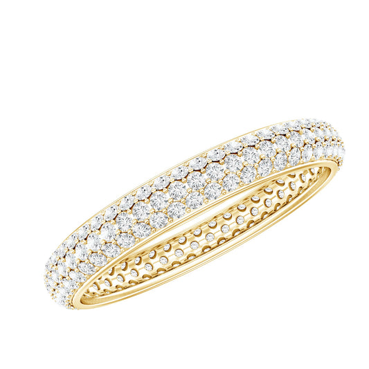 Classic Moissanite Eternity Wedding Band for Women