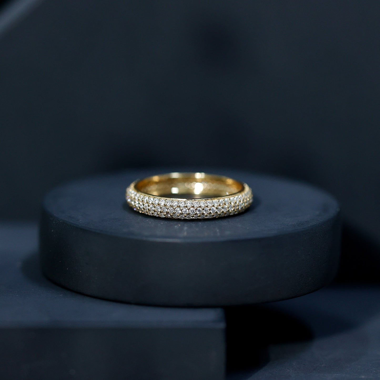 Classic Moissanite Eternity Wedding Band for Women