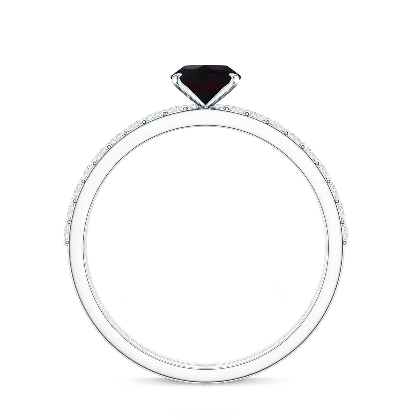 0.9 Carat Oval Cut Black Opal Wedding Ring Set With Diamond