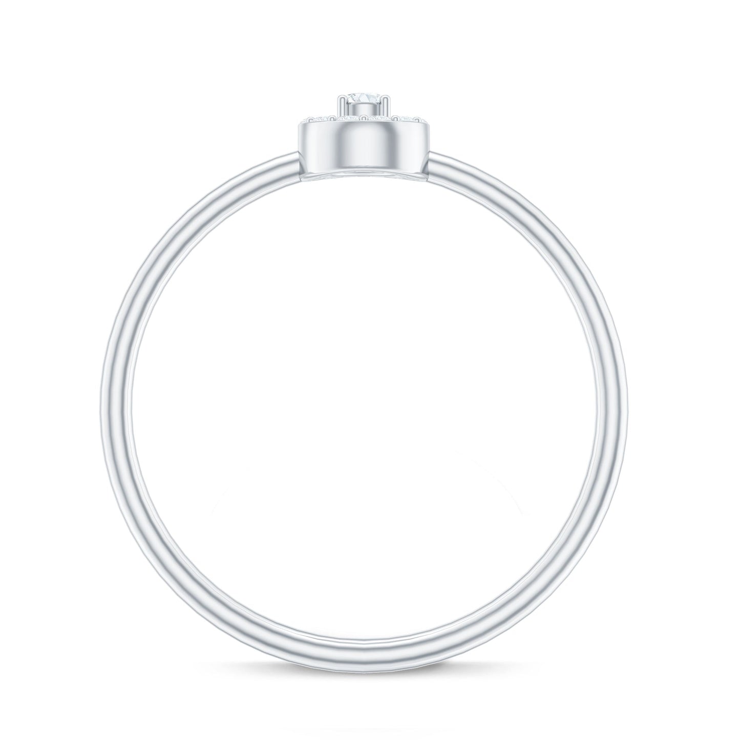 Natural Diamond Dainty Promise Ring
