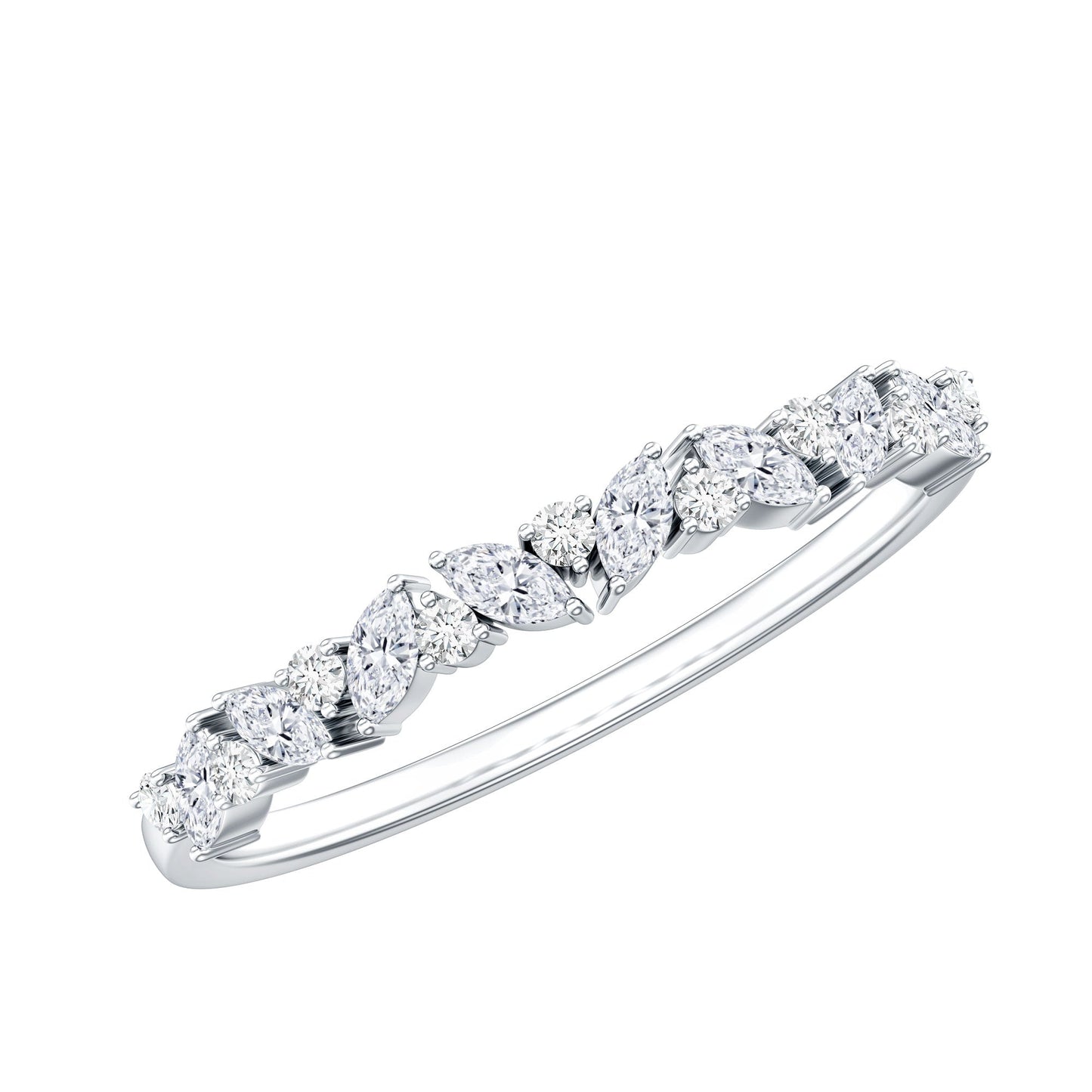 Certified Diamond Stackable Band Ring