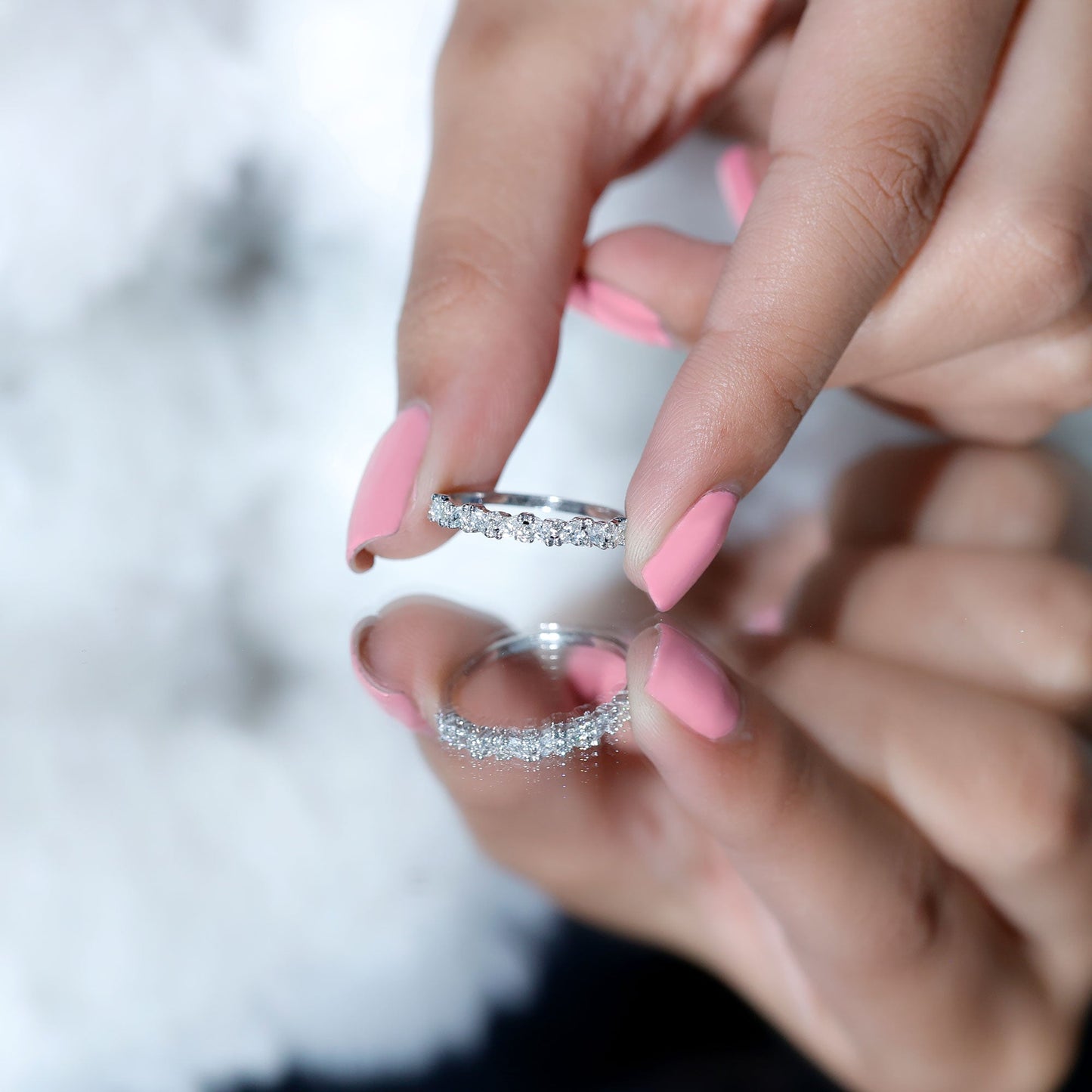 Certified Diamond Stackable Band Ring