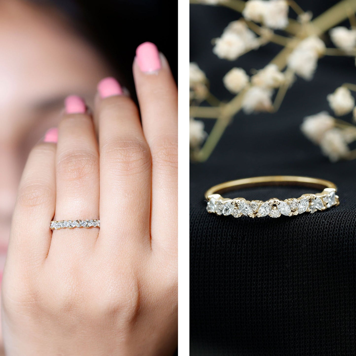 Certified Diamond Stackable Band Ring