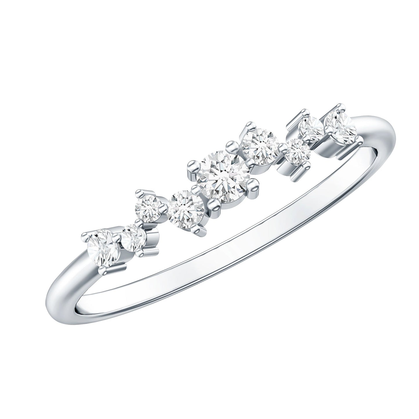 Brilliant Cut Diamond Wedding Band for Women