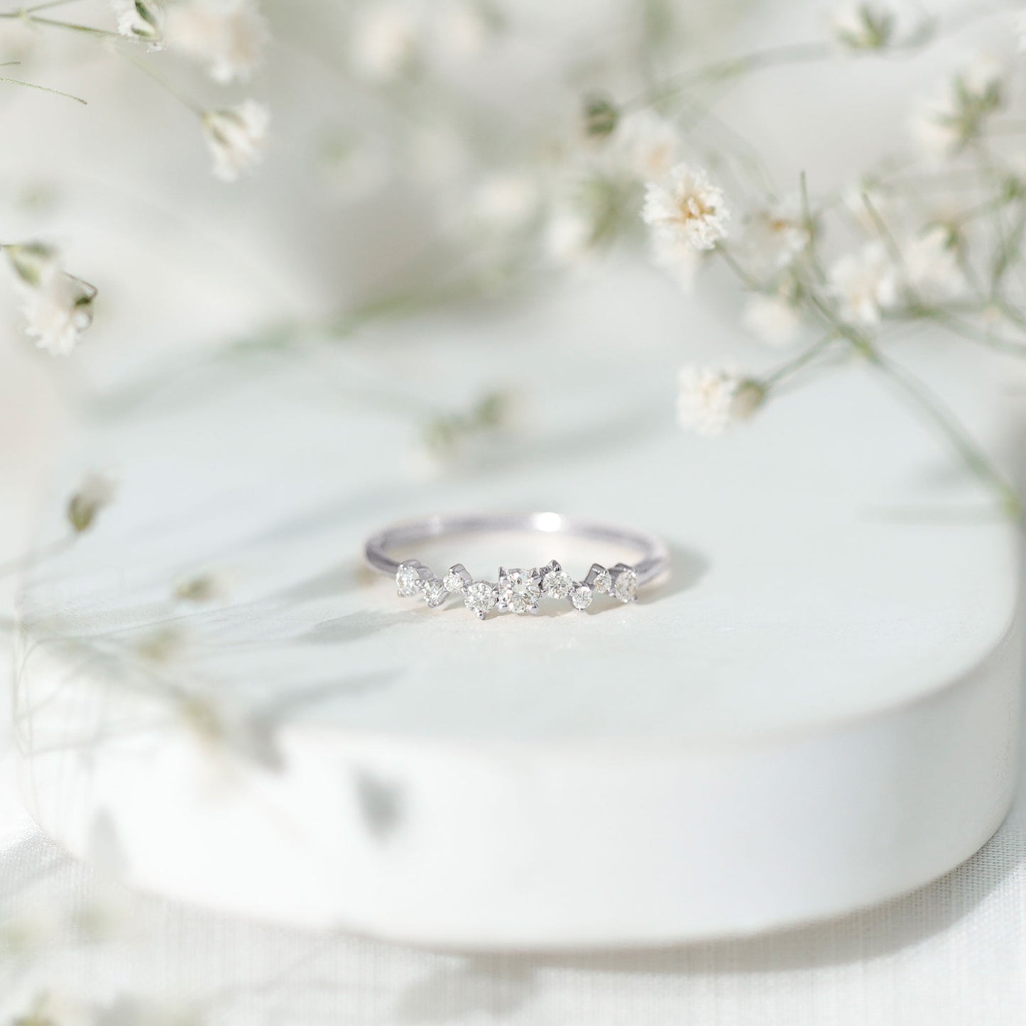 Brilliant Cut Diamond Wedding Band for Women