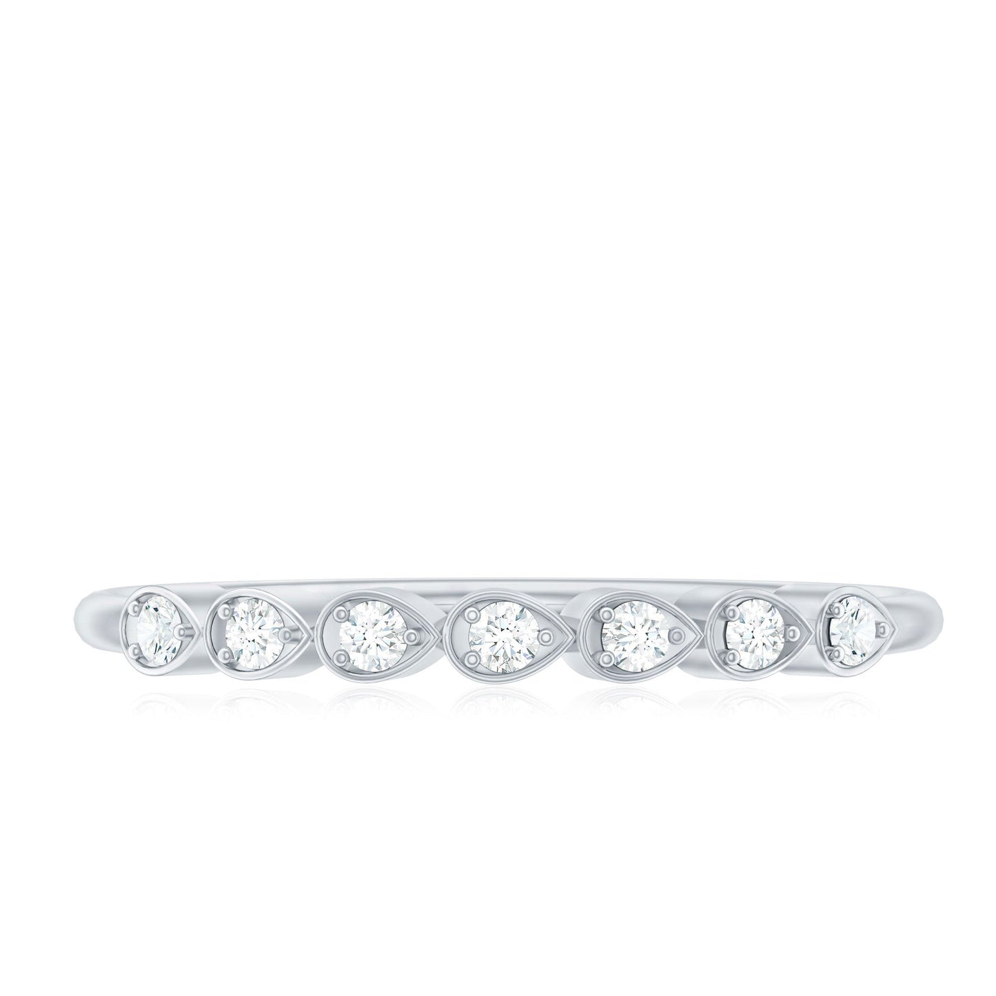 Certified Diamond Seven Stone Promise Ring