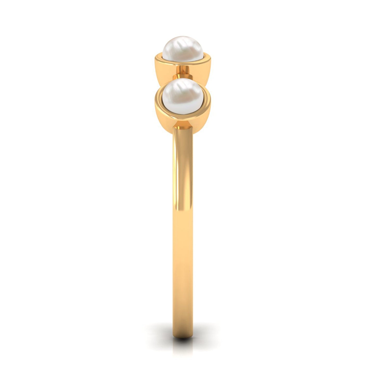 Cultured Freshwater Pearl Promise Ring for Women