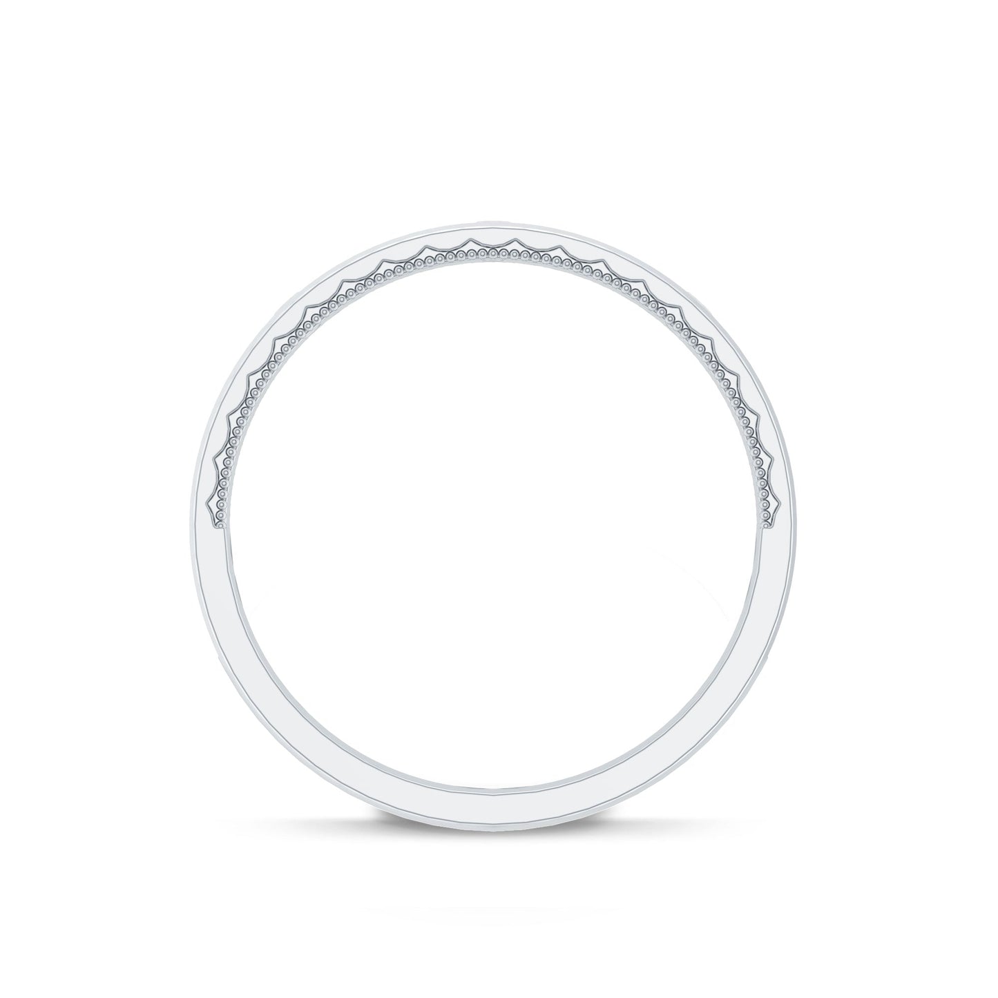 Certified Diamond Band Ring in Flush Setting