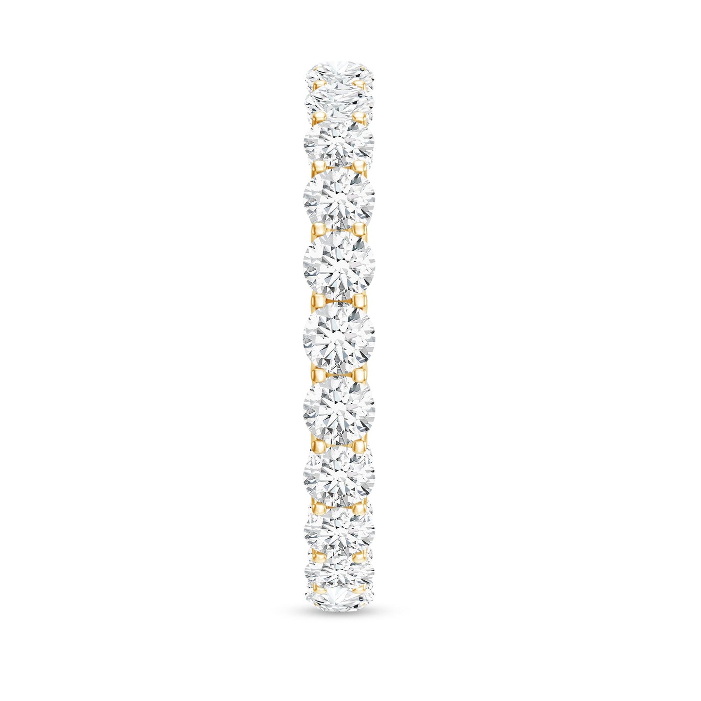 Certified Moissanite Stackable Eternity Band Ring