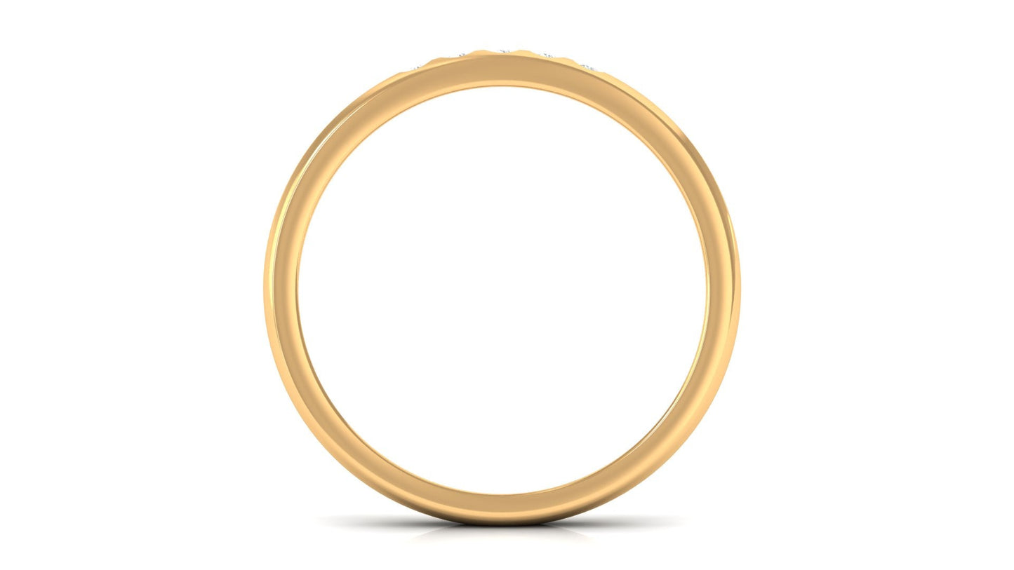 Minimal 5 Stone Diamond Ring for Promise