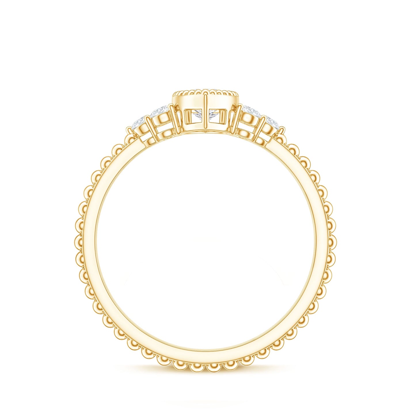 Marquise Cut Moissanite Vintage Looking Engagement Ring