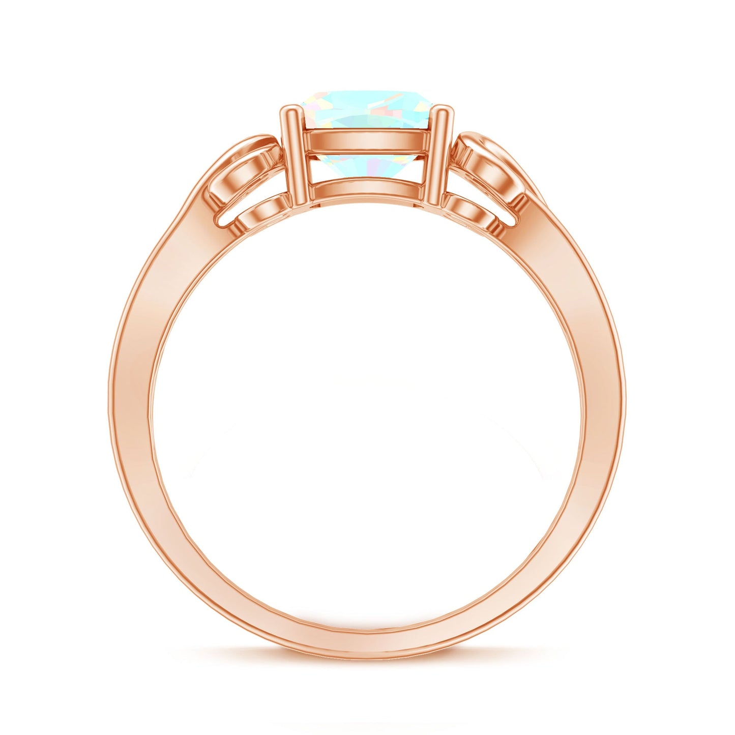 1.8 Carat Ethiopian Opal Vintage Engagement Ring With Certificate