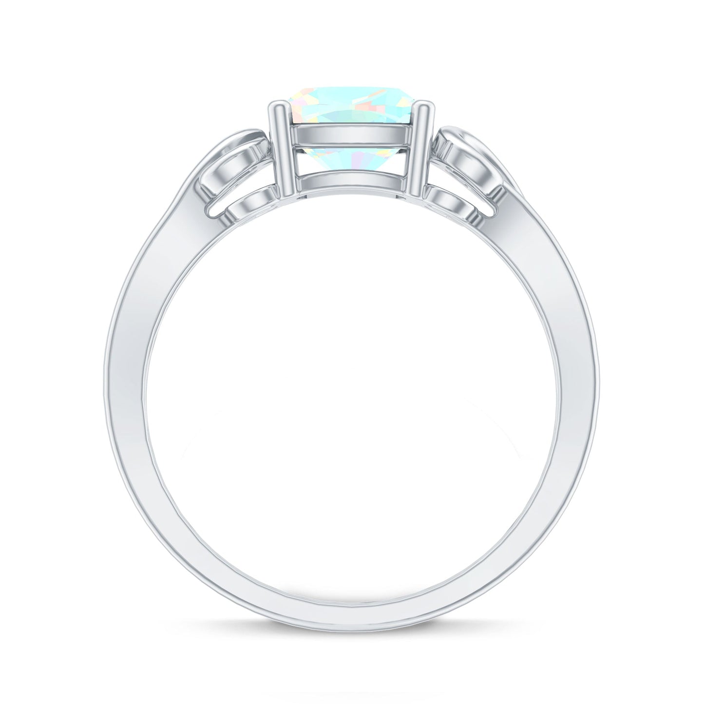 1.8 Carat Ethiopian Opal Vintage Engagement Ring With Certificate