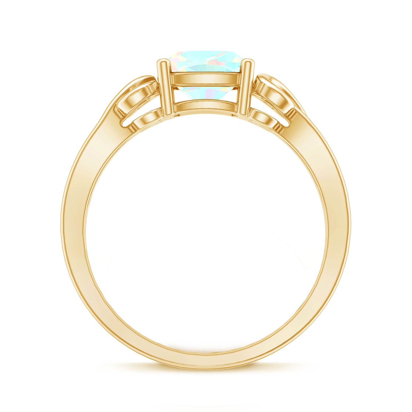 1.8 Carat Ethiopian Opal Vintage Engagement Ring With Certificate