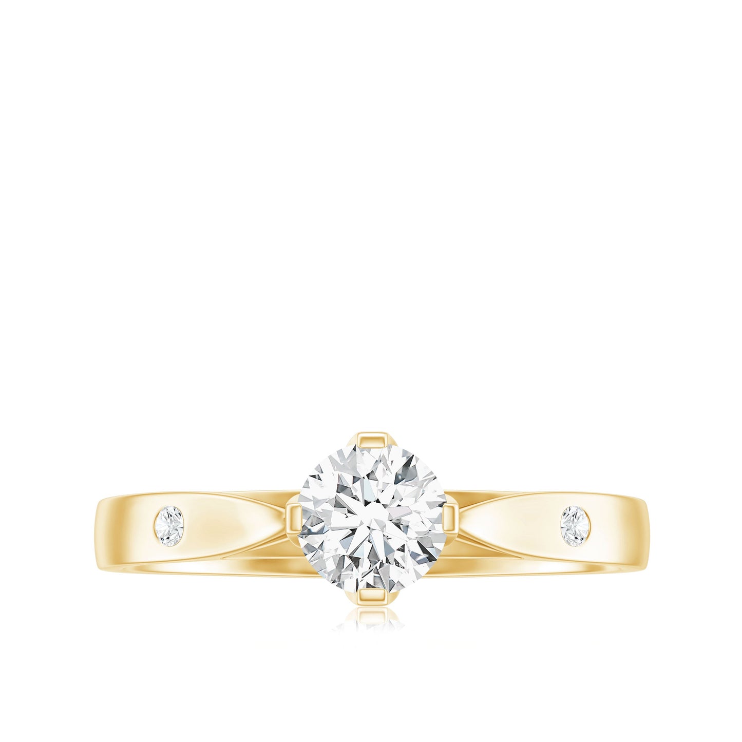 Lab Grown Diamond Solitaire Promise Ring