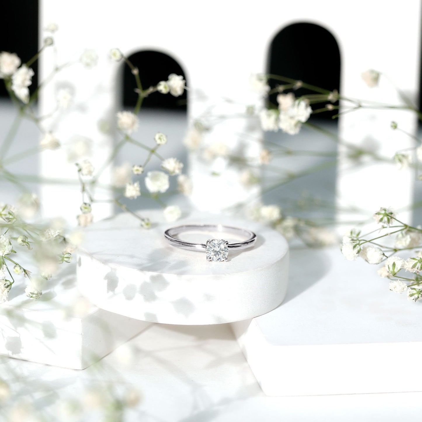 Brilliant Cut Lab Grown Diamond Solitaire Promise Ring