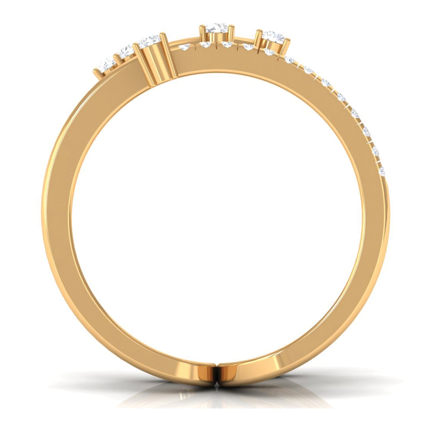 Certified Diamond Cocktail Wrap Ring
