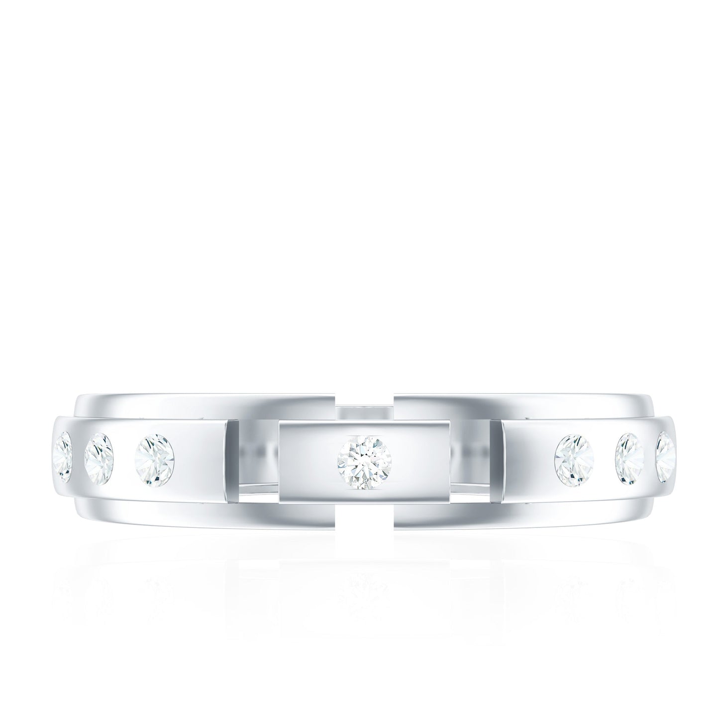 Natural Diamond Wedding Band for Men