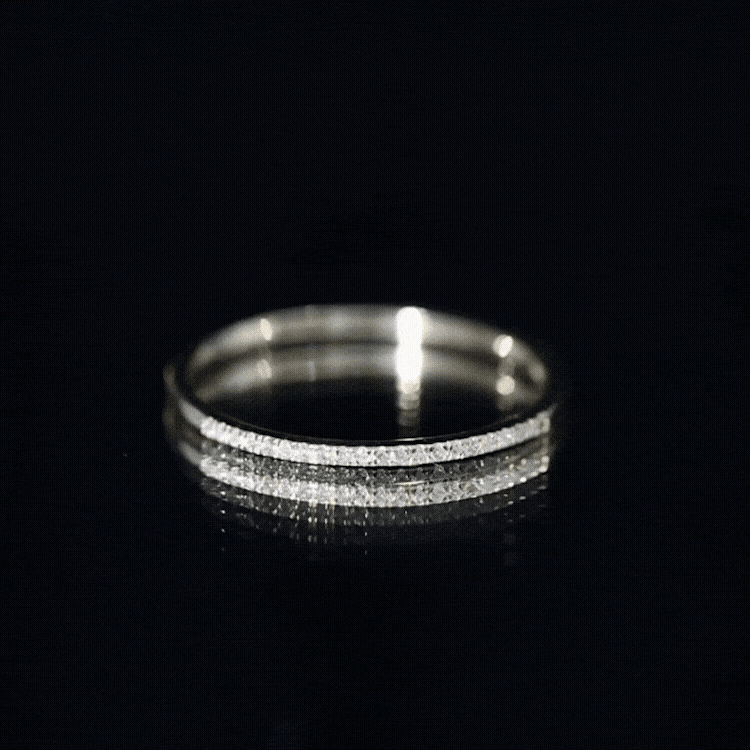 Certified Natural Diamond Stackable Wedding Ring