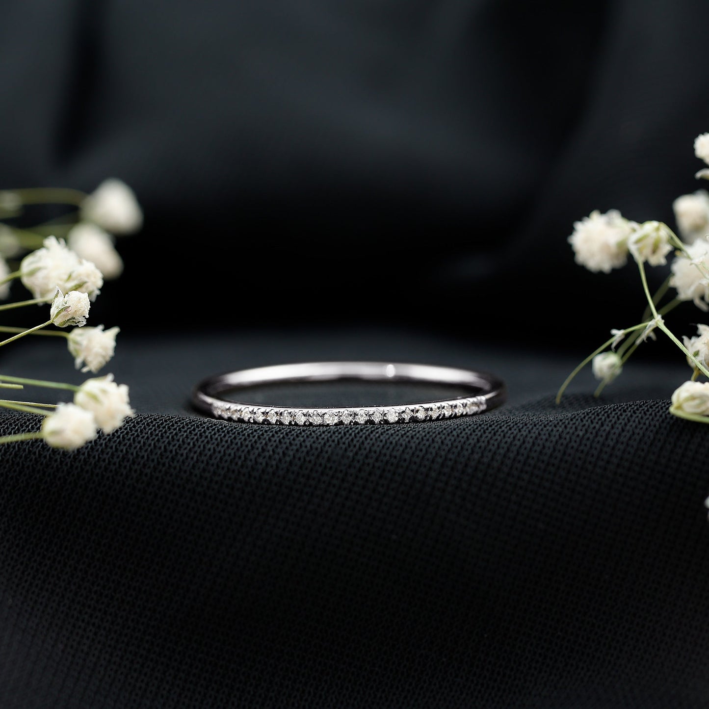 Certified Natural Diamond Stackable Wedding Ring