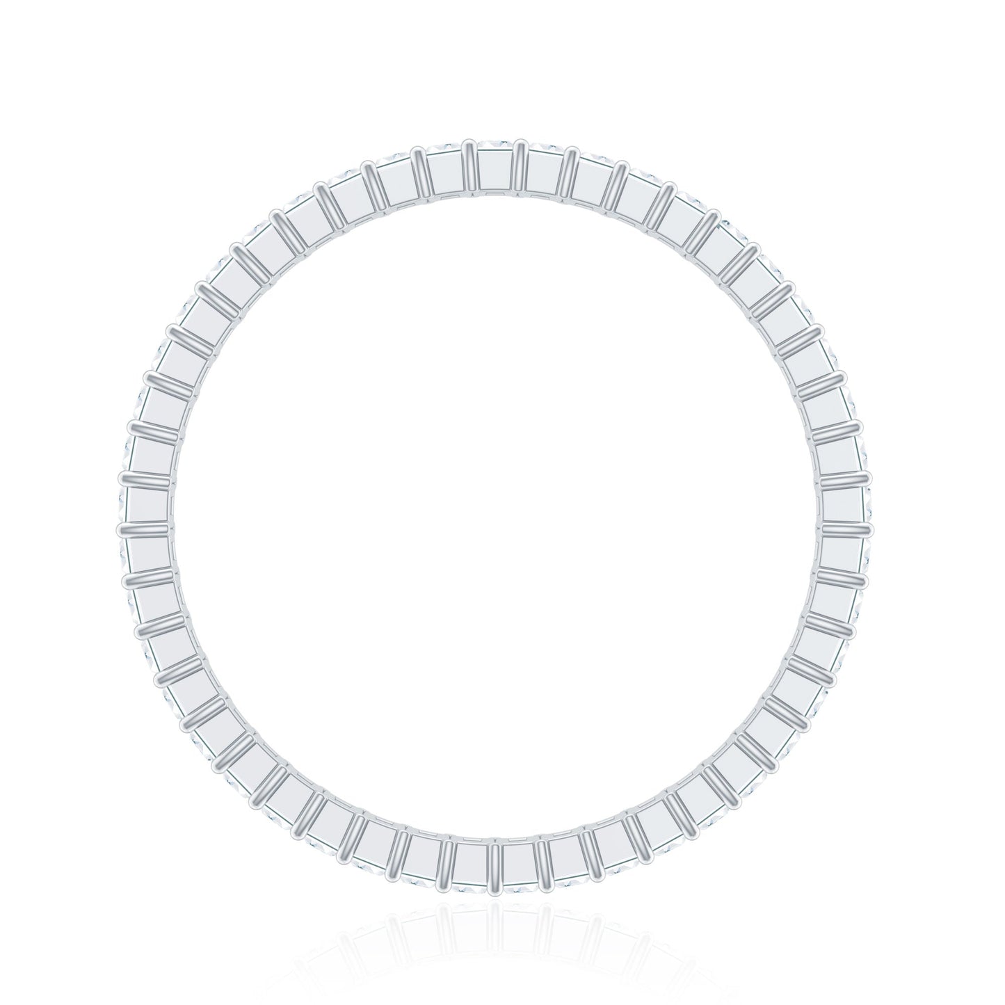 Baguette Cut Diamond Eternity Wedding Band Ring