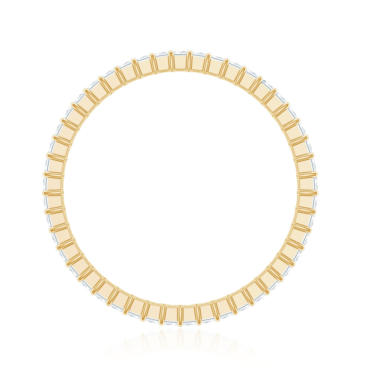Baguette Cut Diamond Eternity Wedding Band Ring