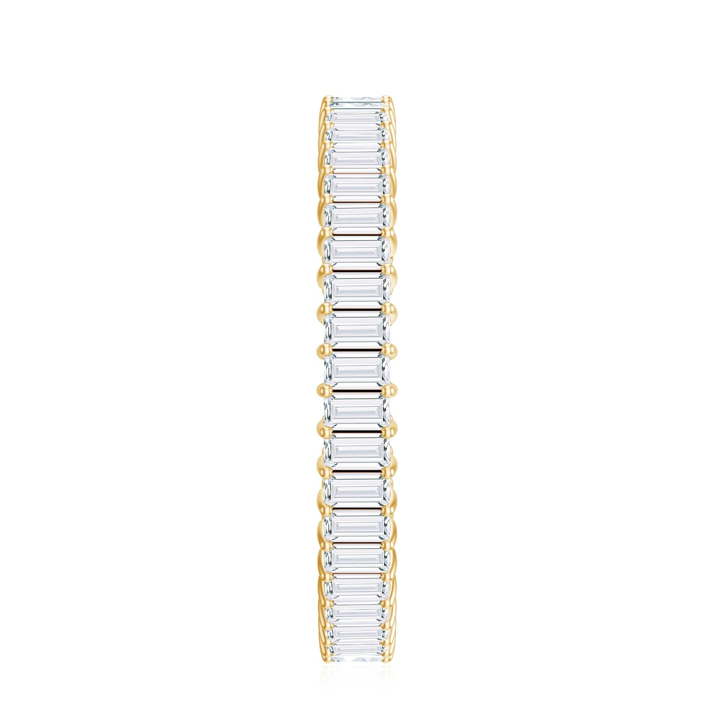 Baguette Cut Diamond Eternity Wedding Band Ring