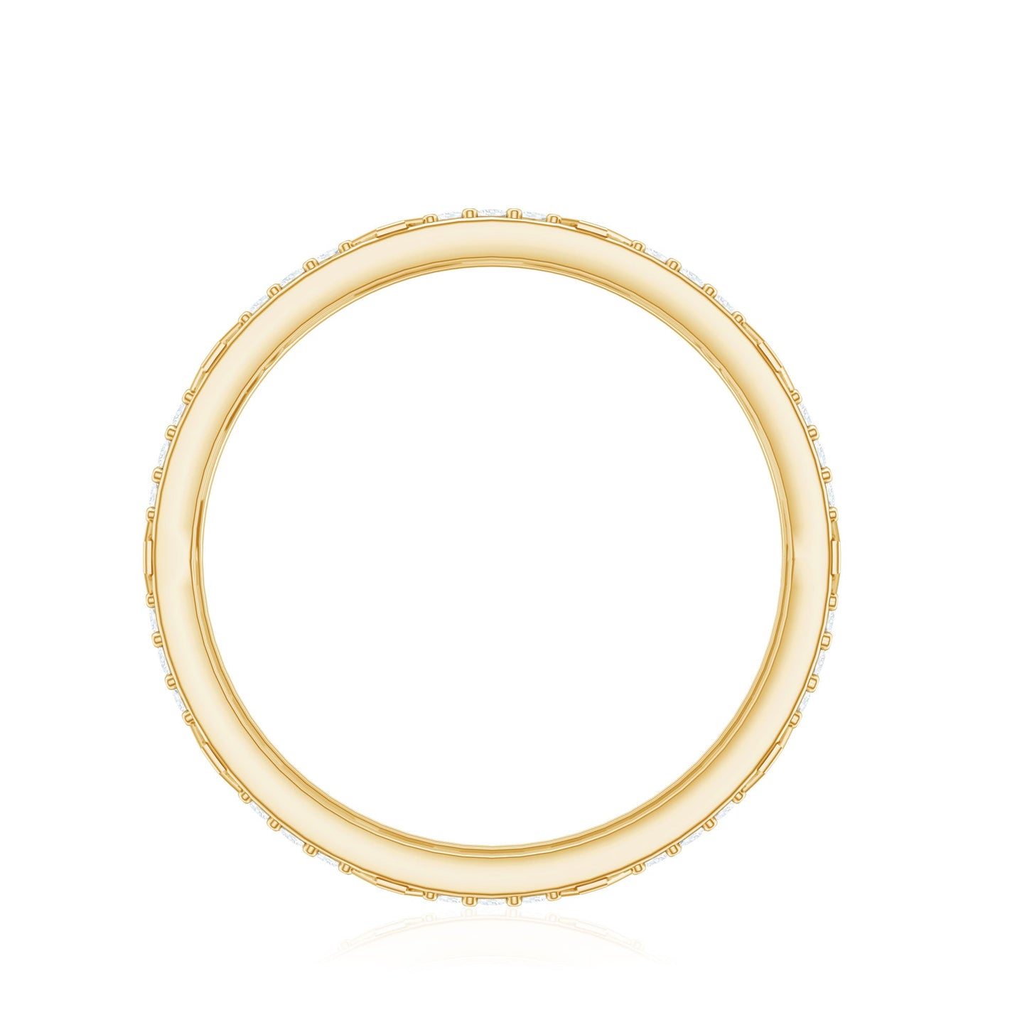 Natural Diamond Wide Wedding Band for Women