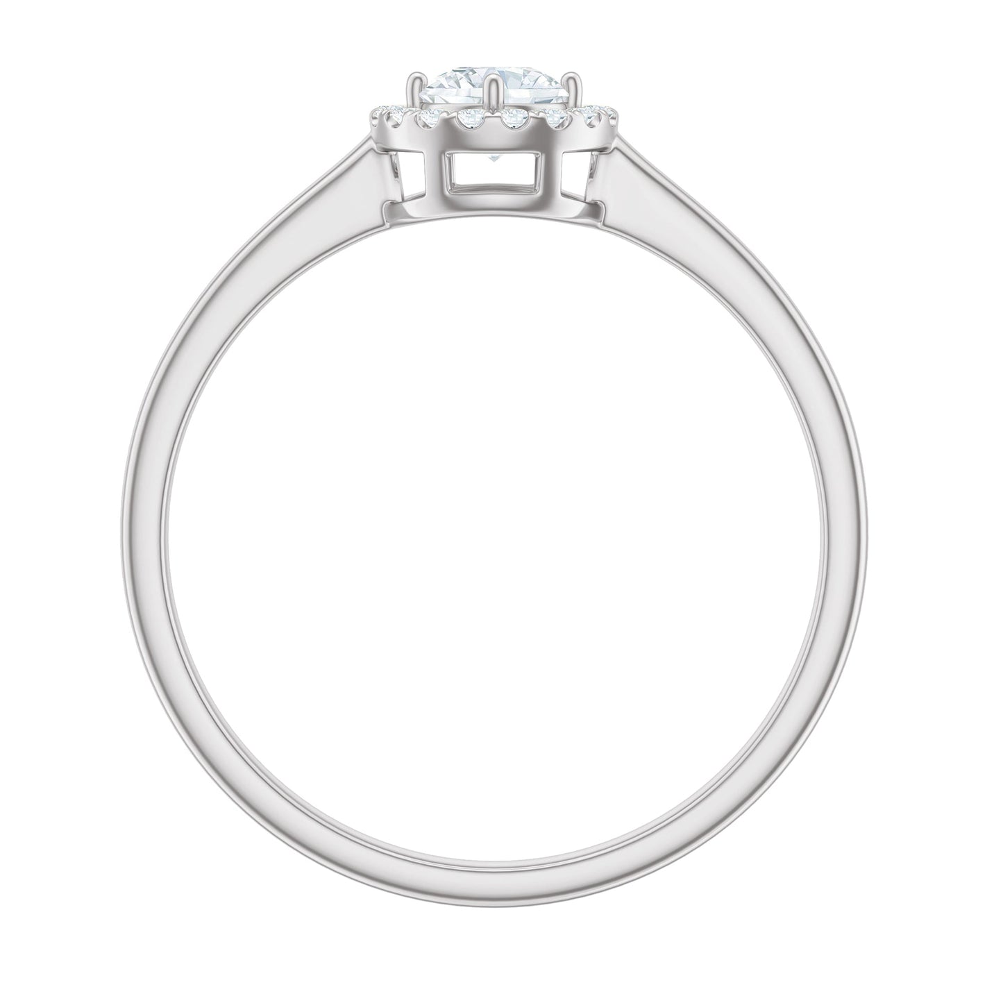 Natural 0.25 Carat Diamond Promise Ring with Certificate