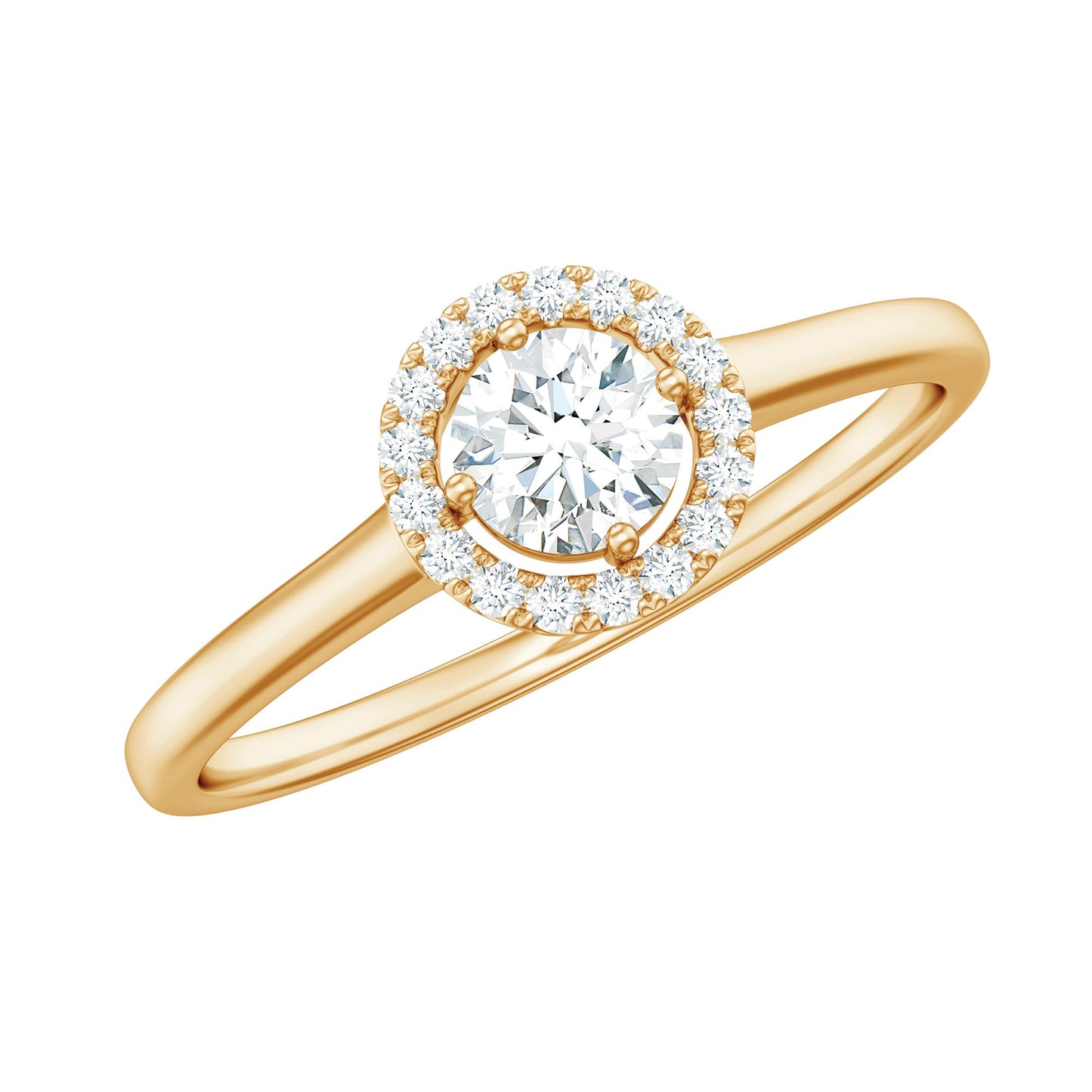 Natural 0.25 Carat Diamond Promise Ring with Certificate