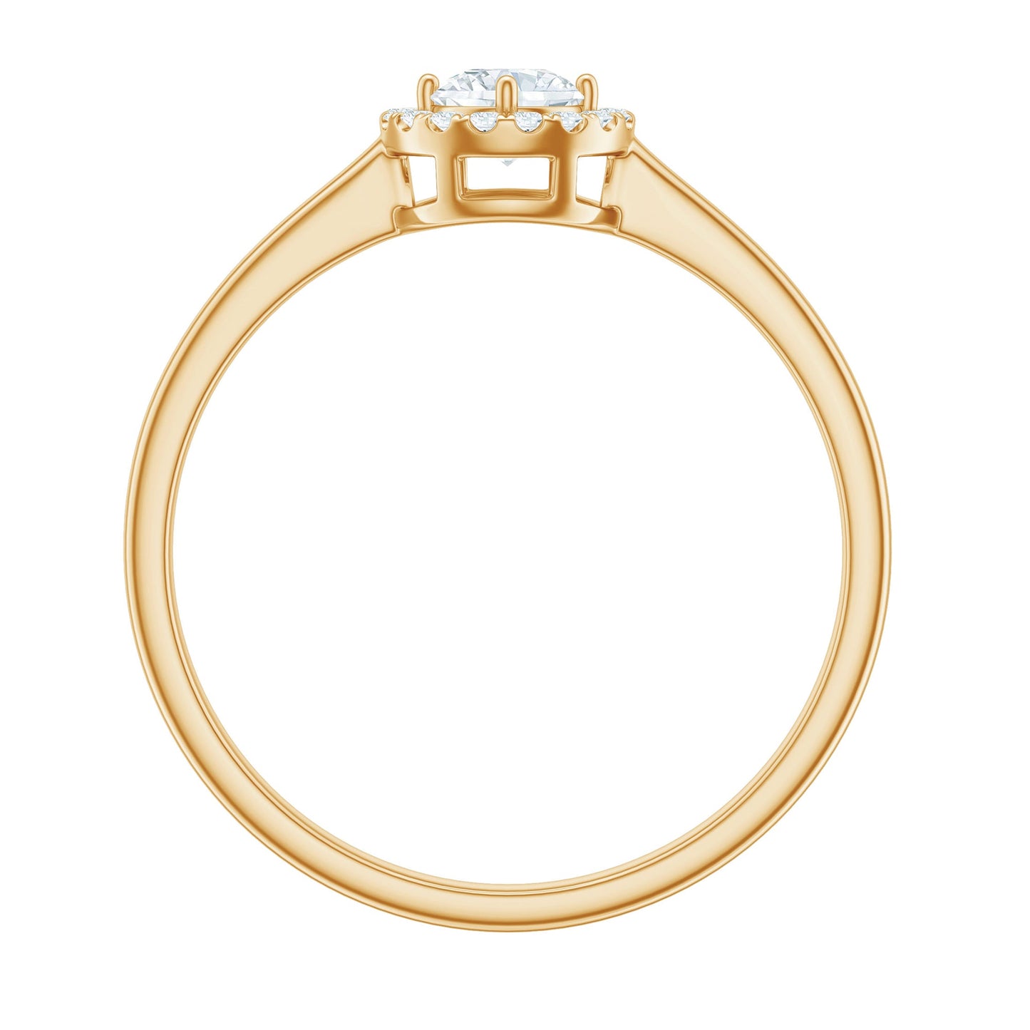 Natural 0.25 Carat Diamond Promise Ring with Certificate