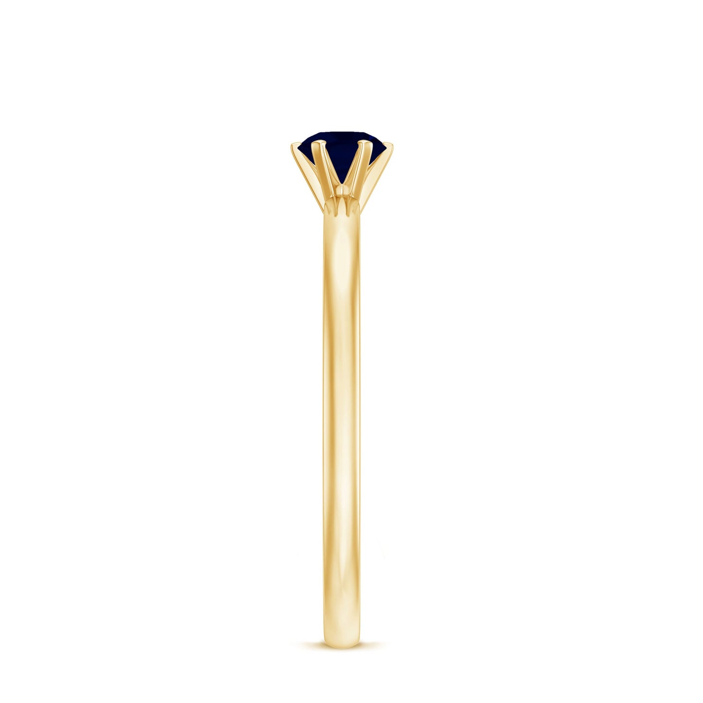 Genuine Blue Sapphire September Birthstone Ring for Women