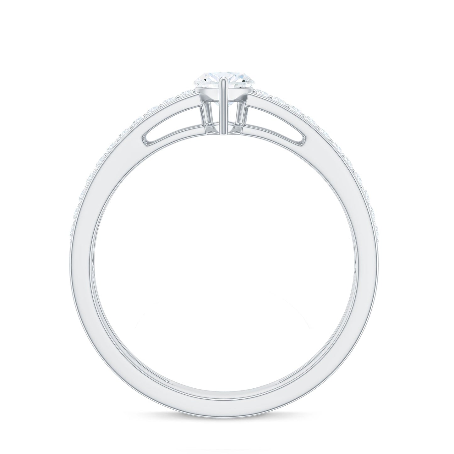 Marquise Cut Moissanite Classic Solitaire Ring