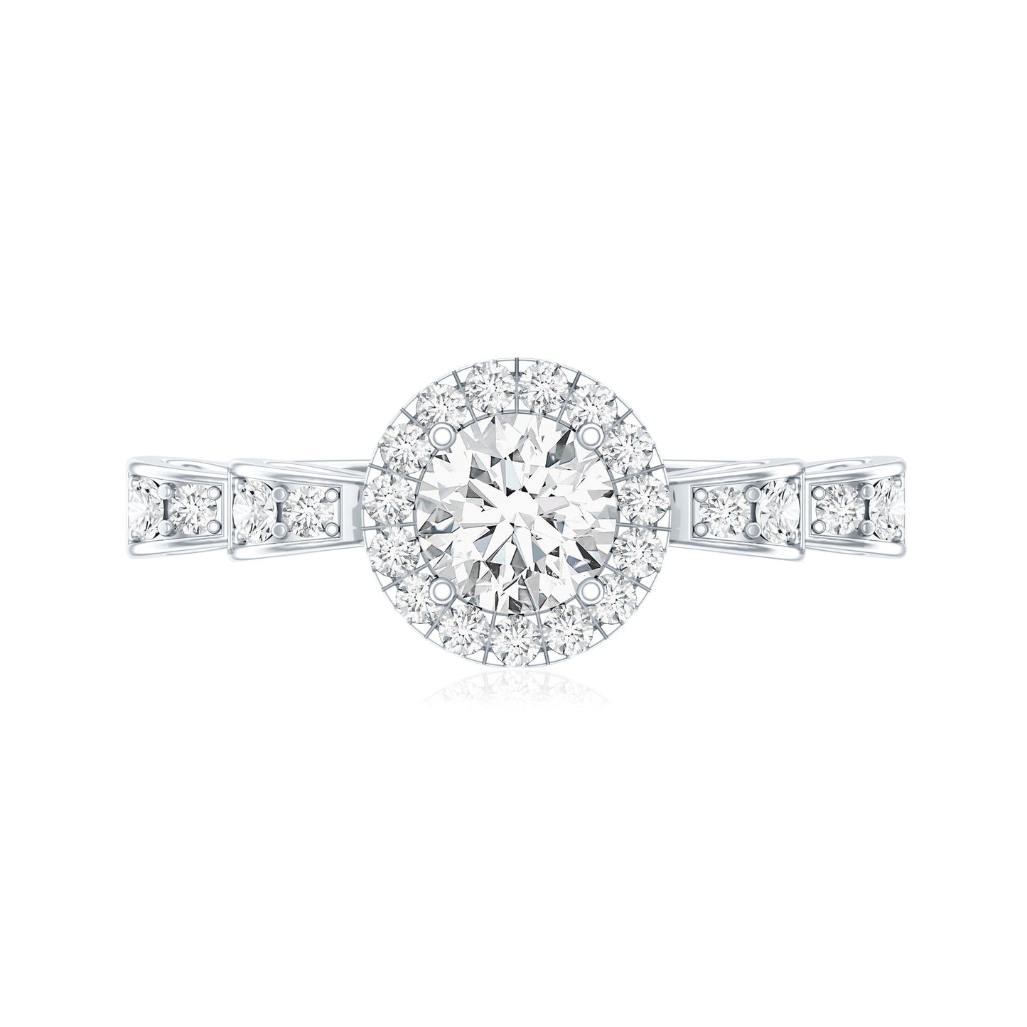 Lab Grown Diamond Minimal Engagement Ring For Her
