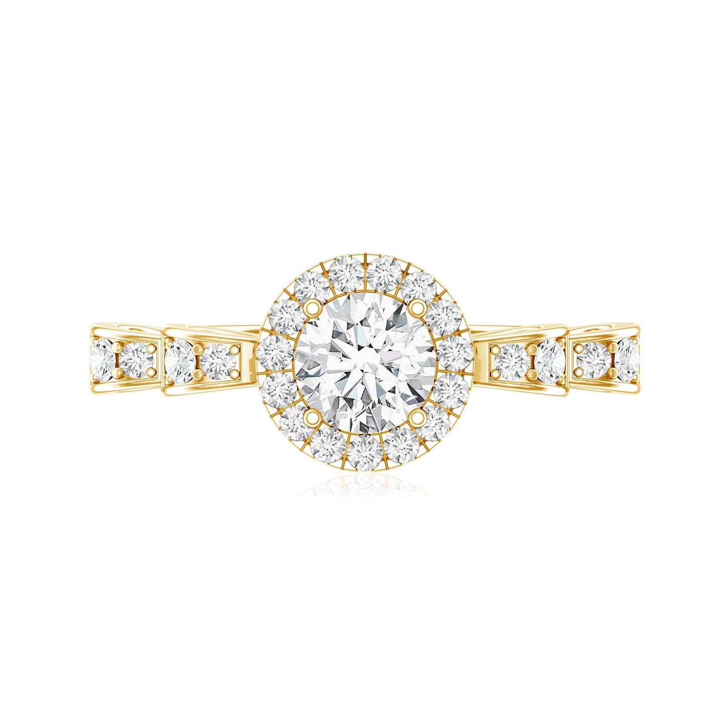 Lab Grown Diamond Minimal Engagement Ring For Her