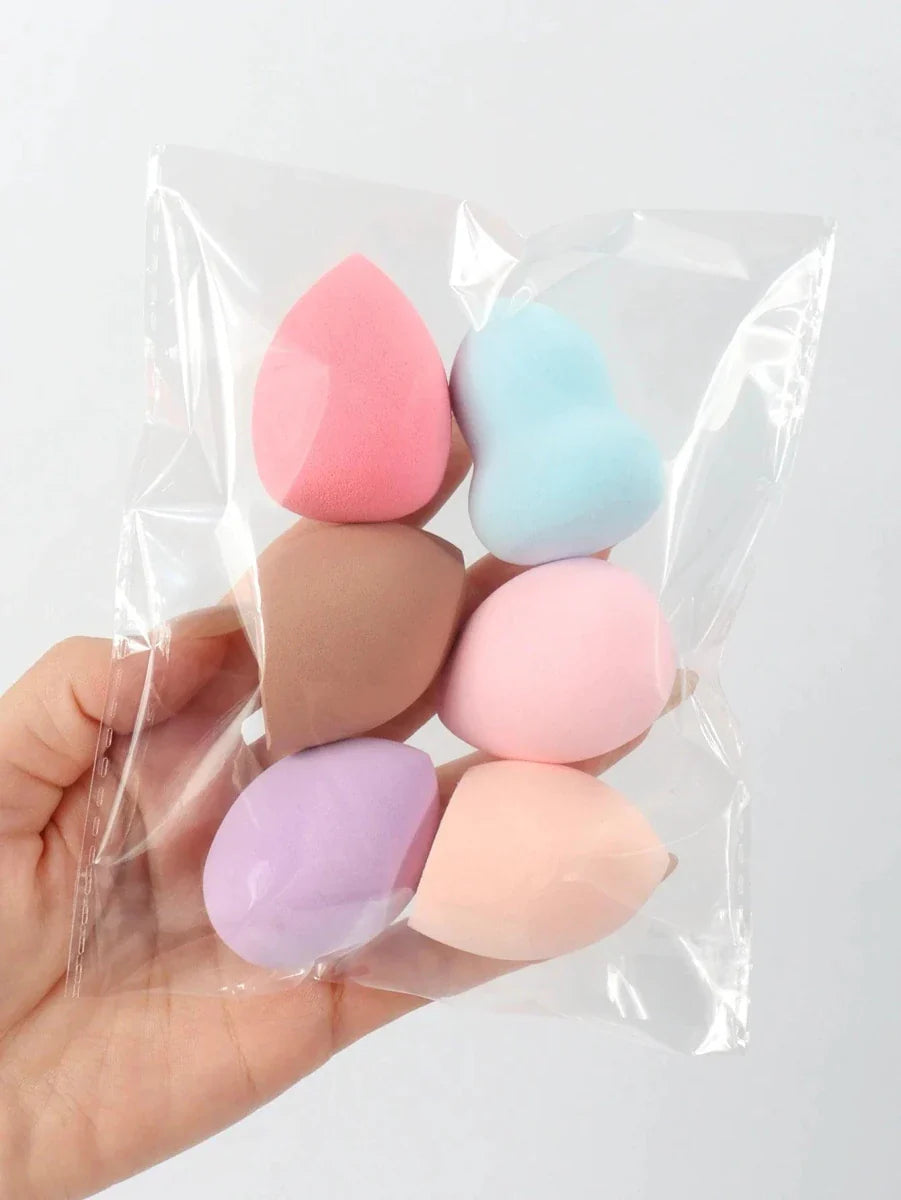 Beauty Sponge Set - Foundation Mixing Puffs 6-60 Pieces