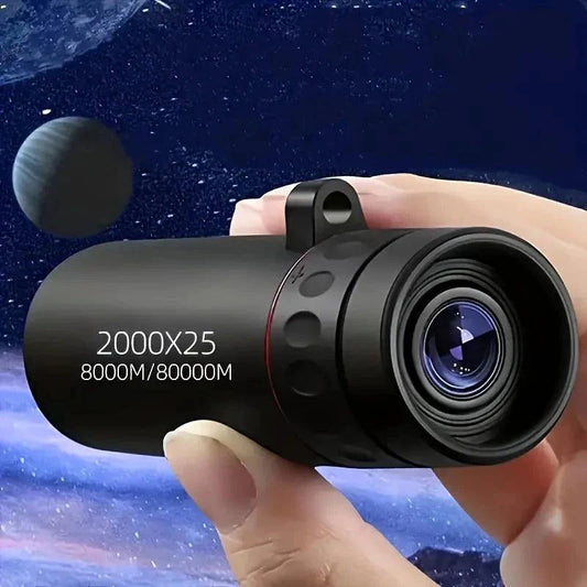 HD Monocular Telescope 2000X25 - Compact Portable for Outdoor Activities