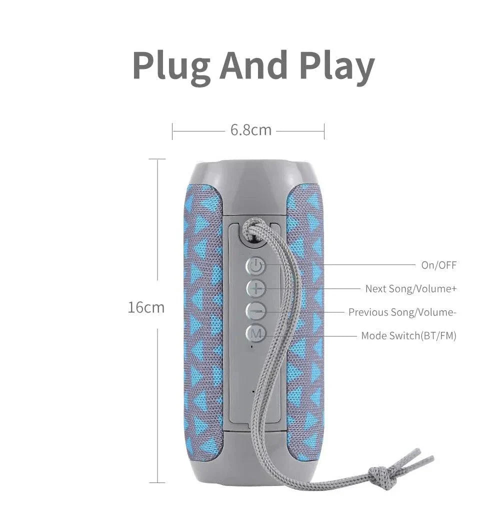 TG117 Bluetooth Speaker - Portable Waterproof TWS Outdoor Speaker