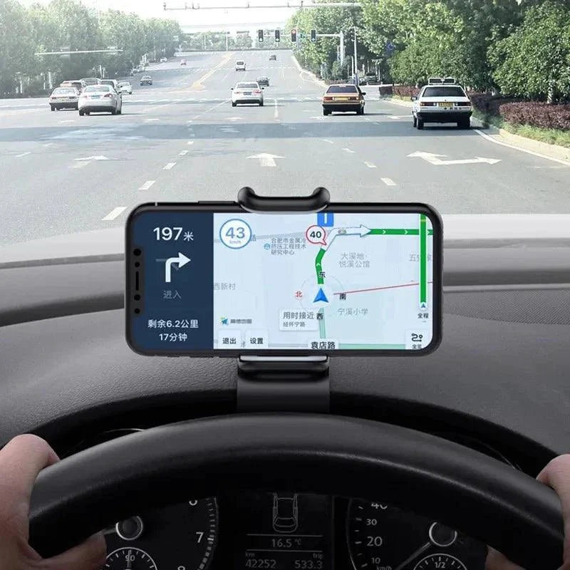 360 Rotatable Car Phone Holder Universal Cell Phone Stands Car Rack Dashboard Support for Auto Grip Mobile Phone Fixed Bracket